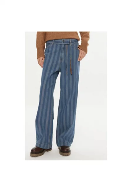 Дамски дънки -  304750021 - Памук - Син - Син