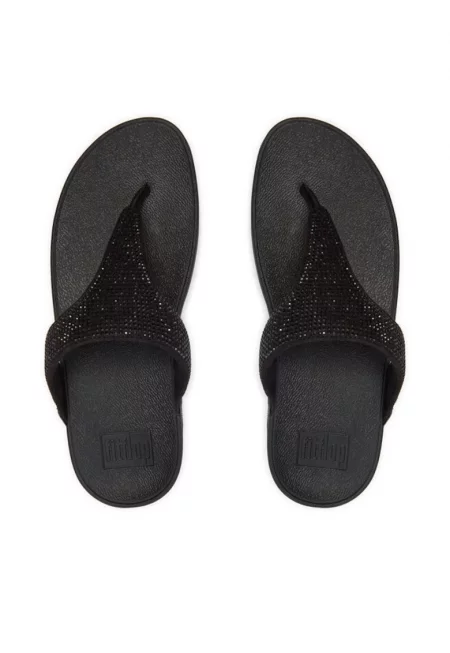 Дамски джапанки - чехли - сабо  303870881 - Текстил - Черен