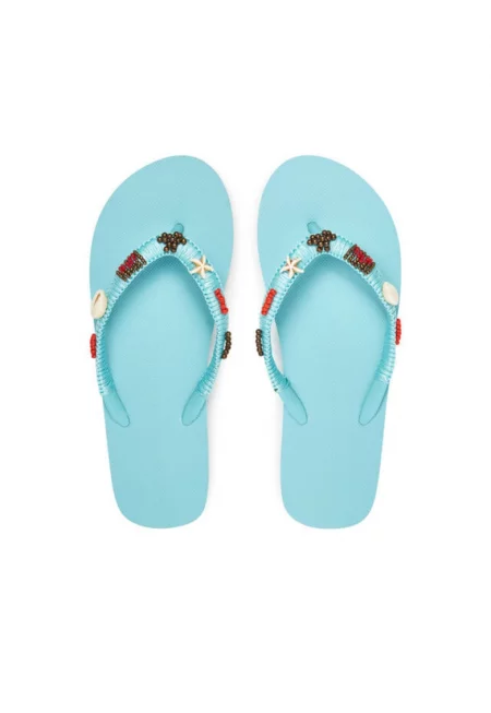 Дамски джапанки  LUCEROS TAHUATA - Текстил - Тюркоаз - Тюркоаз