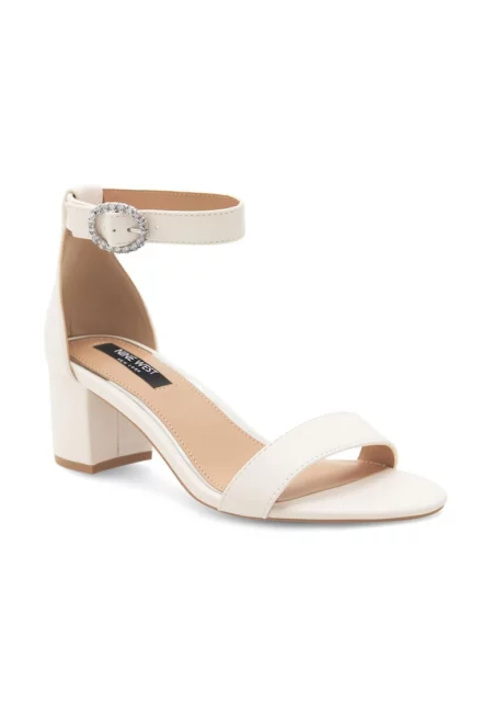 Дамски сандали  562016 Еко кожа Бели