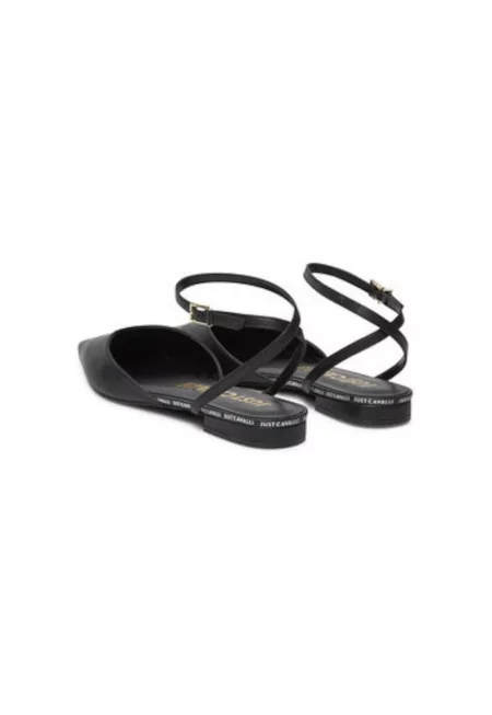 Дамски сандали - 78RA3S72 ZPA33 -  Естествена кожа - Черен