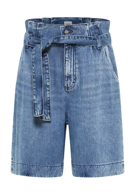 Дамски шорти  1016559 - Дънкови - Лиосел - Син