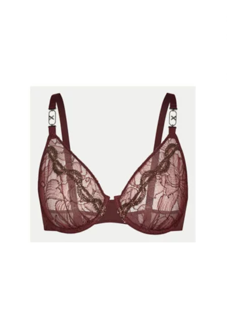 Дамски сутиен -  304178191 - Найлон/Еластан - Червен