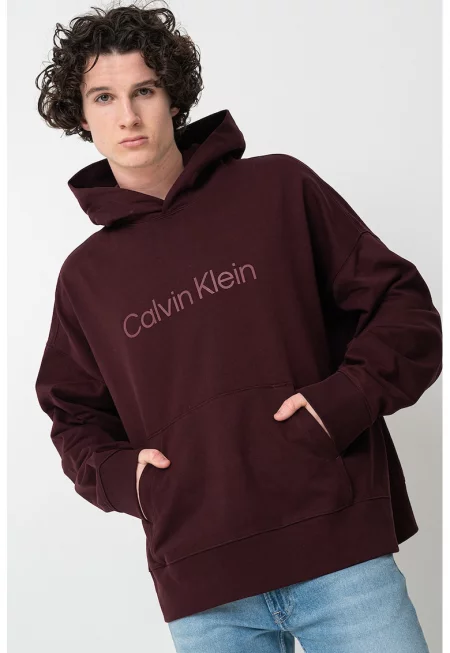 Худи с лого и джоб кенгуру