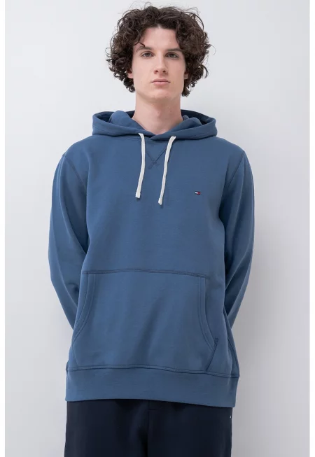 Худи с памук с джоб кенгуру