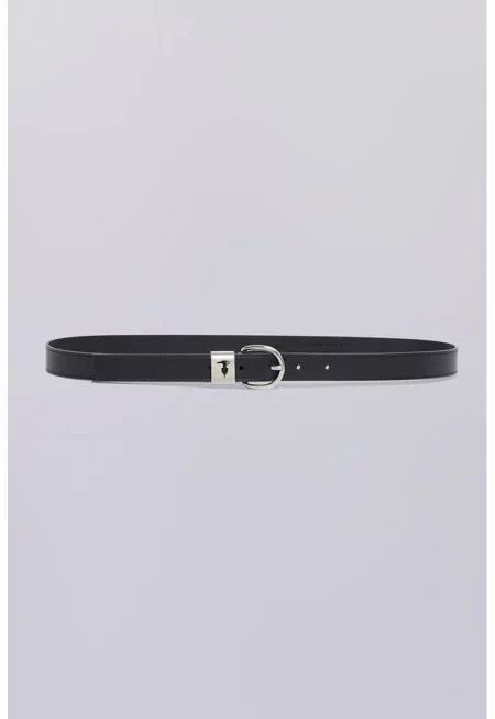 Кожен колан с метална тока