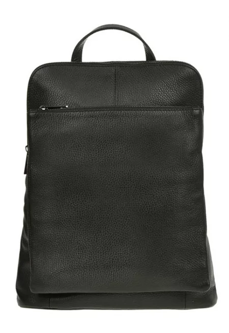 Кожена конвертируема раница с джобове с цип