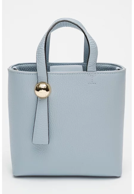 Кожена шопинг чанта Sfera - Лавандула