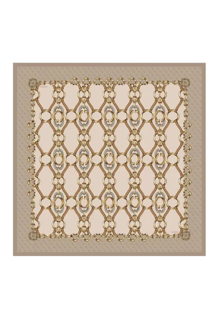 Квадратен шал с принт