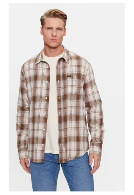 Мъжка риза -  283247 - Бежов - Памук