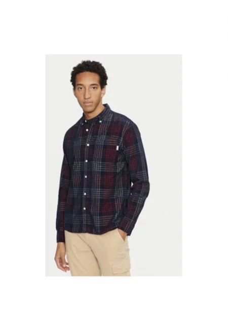 Мъжка риза -  304415760 - Памук - Син