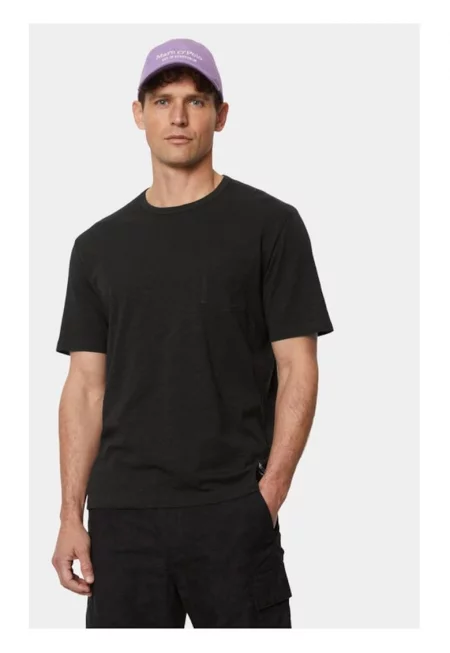 Мъжка тениска -  609429 - черен - памук