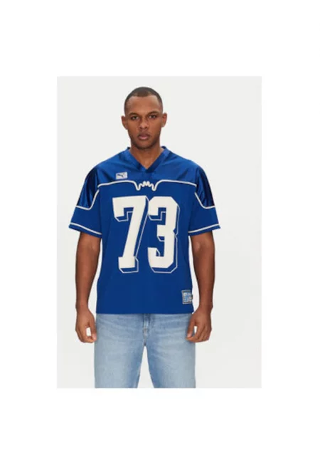 Мъжка тениска  630254 - Рециклиран полиестер - Син - Син