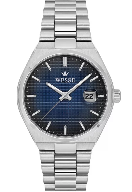 Мъжки часовник -  WWG209507 - стоманена каишка - 40мм - метализиран - син циферблат - водоустойчив на 5 ATM