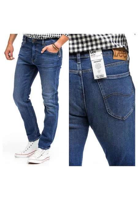 Мъжки дънки -  Austin - Памучни - Дълги - Мъжки - Slim fit