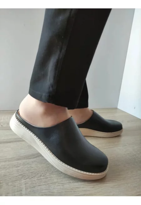 Мъжки ежедневни сабо  Y250 Черни - Черен - Черен