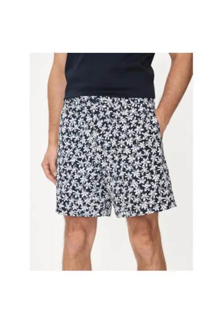 Мъжки шорти -  303674953 - Памук - Син - Син