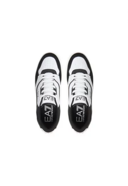 Мъжки спортни обувки - X8X187 XK402 -  Emporio Armani - Естествена кожа - Бял