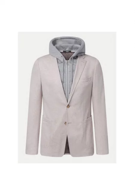 Мъжко яке -  304687280 - Вискоза/Полиестер - Бежово