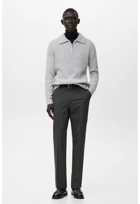 Официален слим панталон - Tъмносив