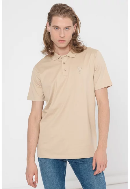 Памучна тениска с яка