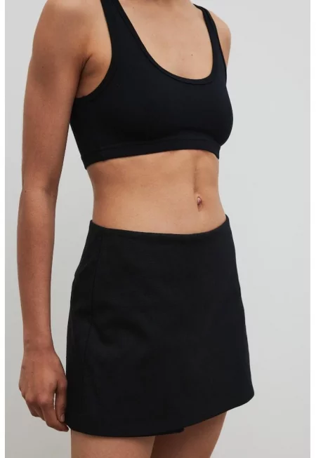 Пола-панталон от смес от лен