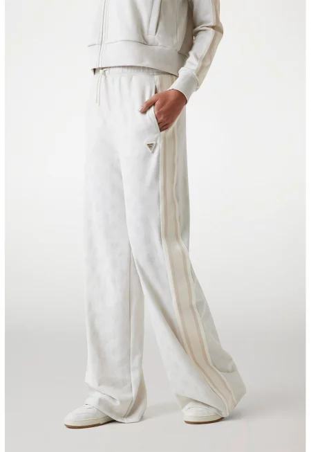 Прав спортен панталон - Бял