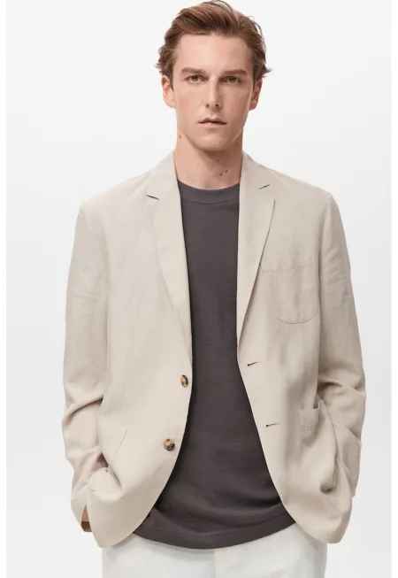 Сако с лен и лиосел