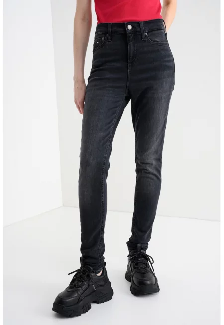 Скини дънки Nora - Избеляло черно