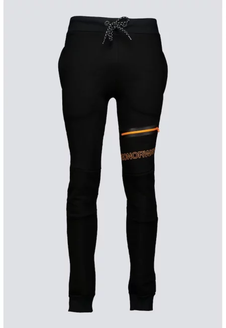 Спортен панталон Moltan с лого - Черен