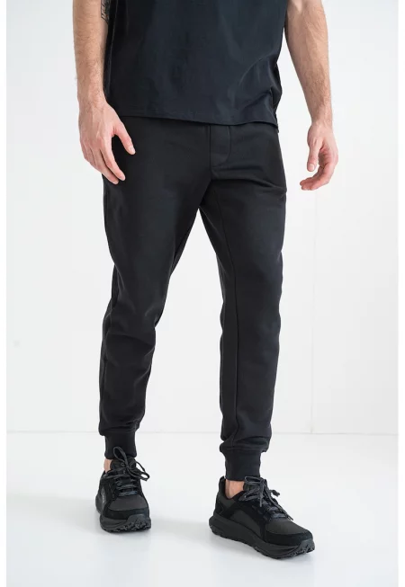 Спортен панталон с джобове - Черен