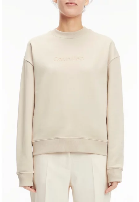 Суитшърт с органичен памук - Бежов