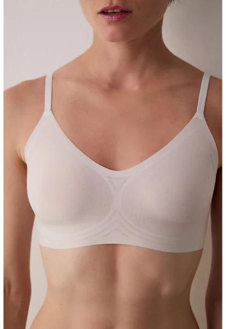 Сутиен с изчистен дизайн - Бледо розово