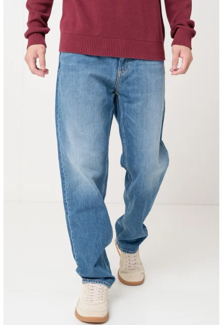 Свободни дънки - Син меланж