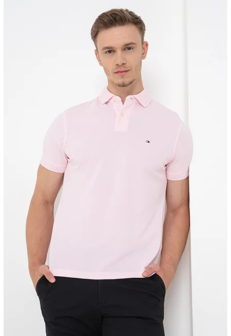 Тениска от органичен памук с яка