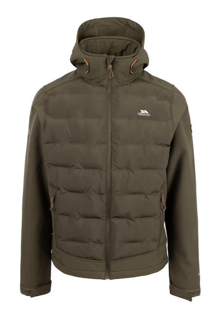 Трекинг зимно яке Alwero с качулка - Маслинено зелено