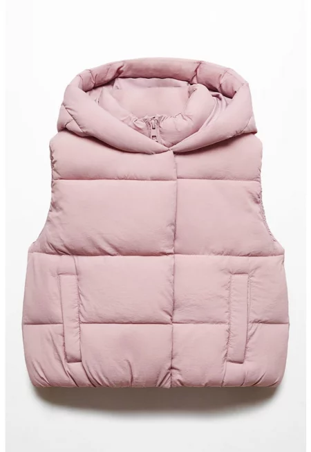 Ватиран елек с качулка