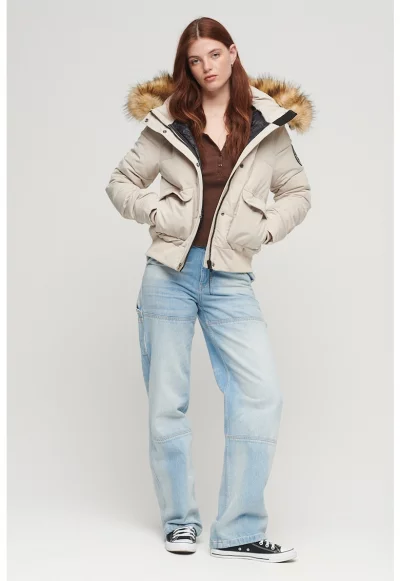 Зимно Everest ватирано яке с качулка и еко пух