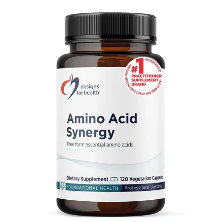 Amino Acid Synergy (Формула с есенциални аминокиселини и BCAA) – Мускулно възстановяване и издръжливост, 120 капсули