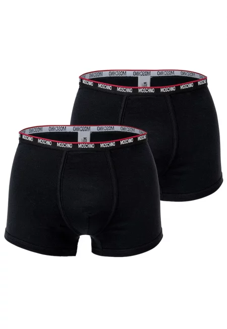 Боксерки с еластична талия - 2 чифта - Черен