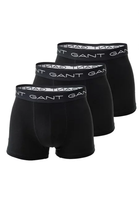 Боксерки с лого - 3 чифта - Черен