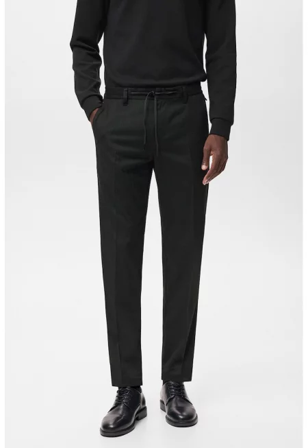 Чино с ръб - Избеляло черно