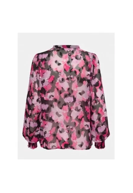 Дамска блуза -  304099250 - Полиестер - Розова - Розово