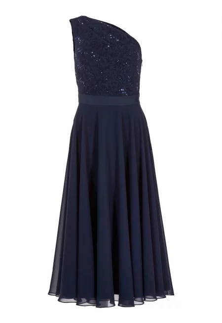 Дамска рокля  5AI01500 - Полиестер - 46794 - Тъмносин