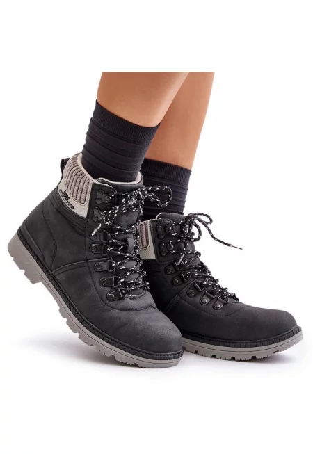 Дамски боти Lee Cooper - изолирани - черни - екологична кожа