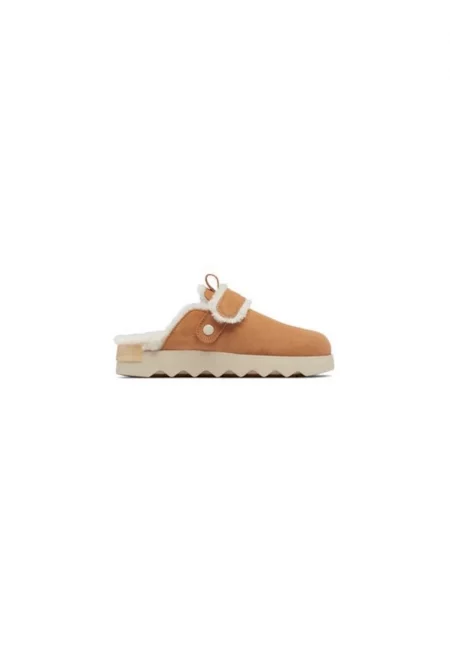 Дамски чехли  304095078 - Естествена кожа - Кафяв