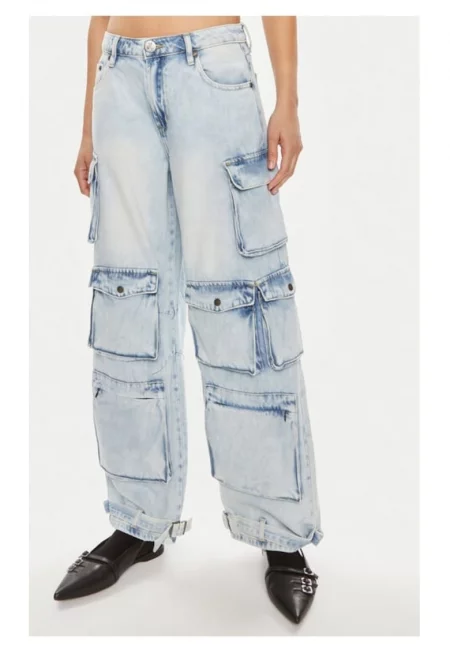 Дамски дънки  7293 Памук Сини