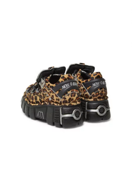 Дамски спортни обувки - M-120N-C71 -  Естествена кожа - Кафяв