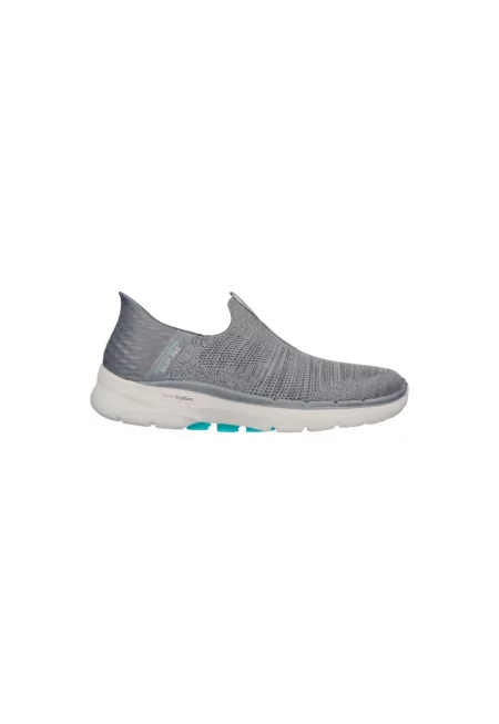 Дамски спортни обувки Slip Ins Go Walk 6 Fabulous View -  сиво - Сив