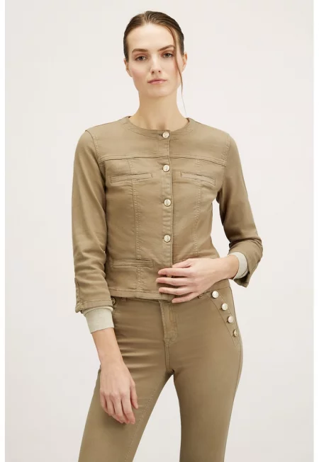 Дънково яке с 3/4 ръкави